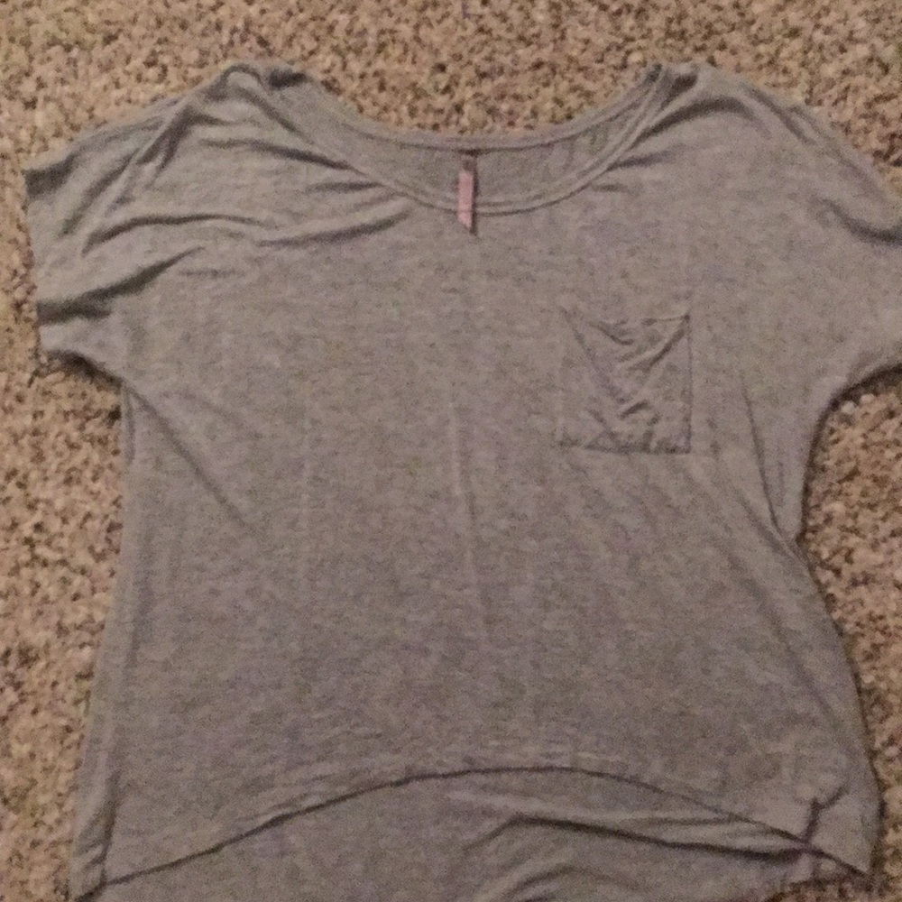 Grey crop top
